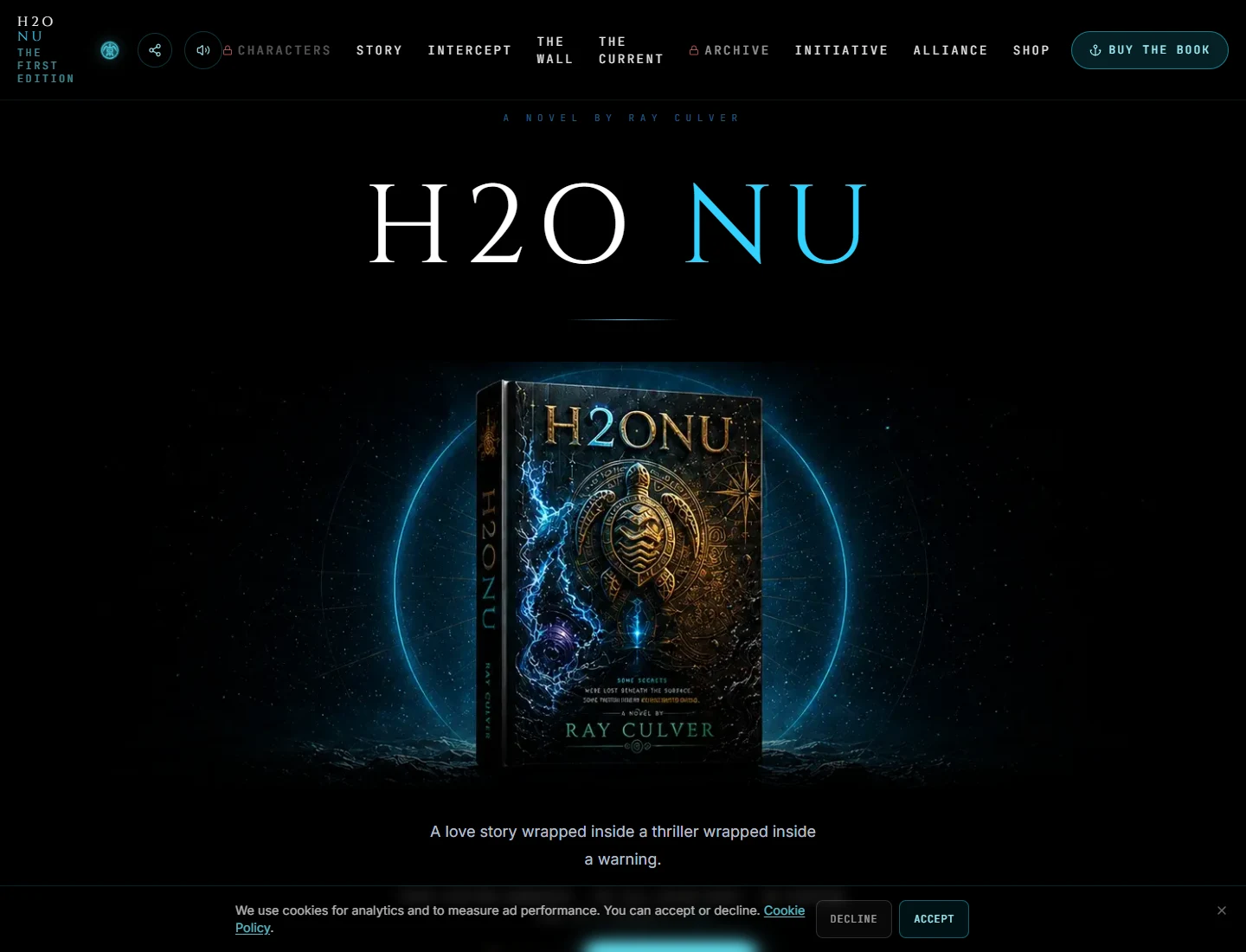 Actual public H2ONU book-page screenshot.